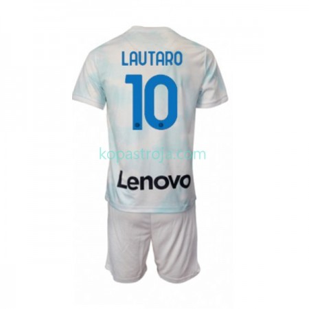 Billiga Fotbollströjor Inter Milan Lautaro Martinez 10 Barn Borta tröja 2022/23 Kortärmad